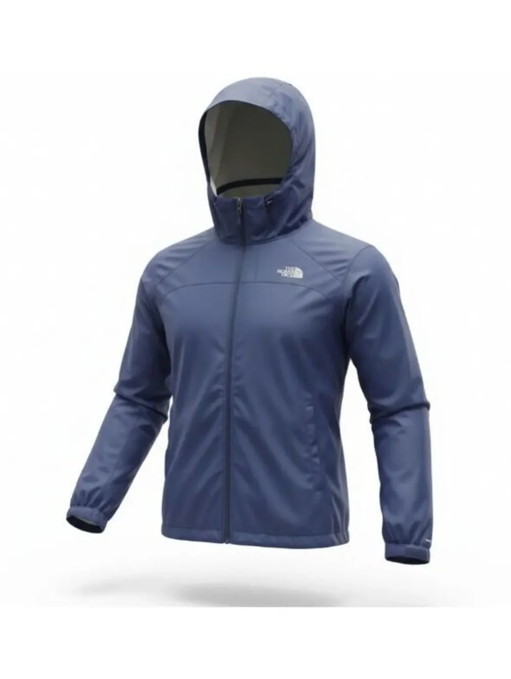 The North Face HyVent 2.5L Jacket Mens XL Navy Blue Hooded Rain Windbreaker Coat